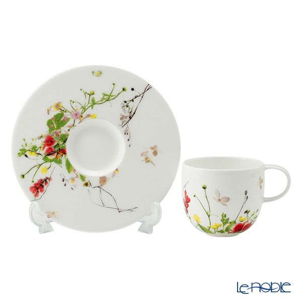 ローゼンタール Fleurs Sauvages 野花 コーヒーカップ＆ソーサー 200ml