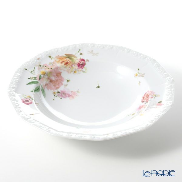ローゼンタール マリアピンクローズ パスタプレート 28cm