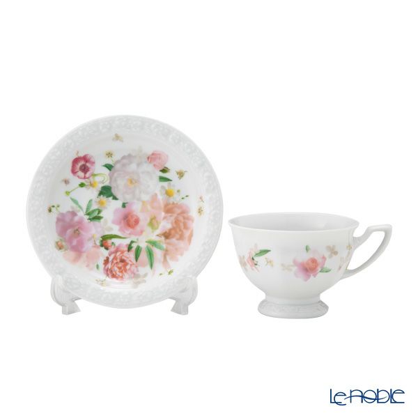 ローゼンタール マリアピンクローズ コーヒーカップ＆ソーサー 140ml