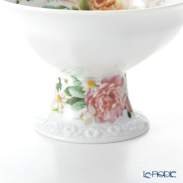 ローゼンタール マリアピンクローズ 足つきボウル 直径12.5cm