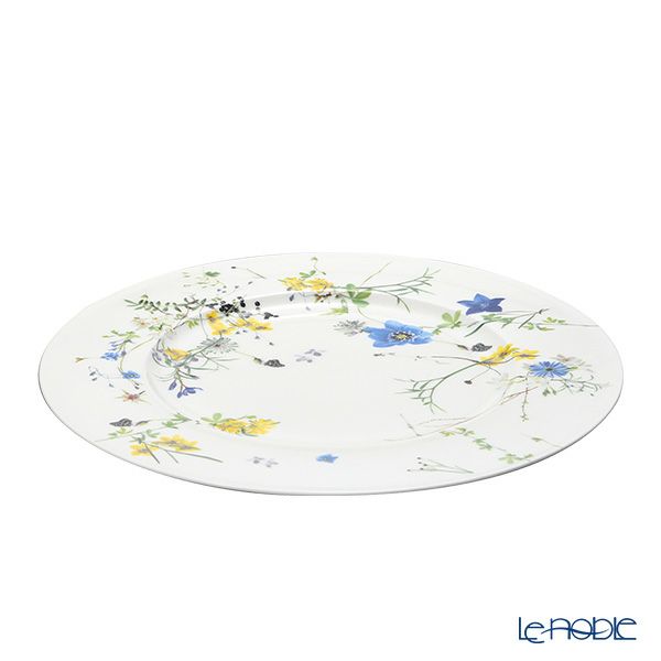 ローゼンタール アルプスの花／アルプスフラワー サービスプレート 33cm