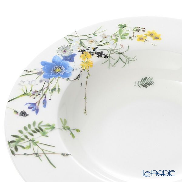 ローゼンタール アルプスの花／アルプスフラワー ディーププレート 23cm