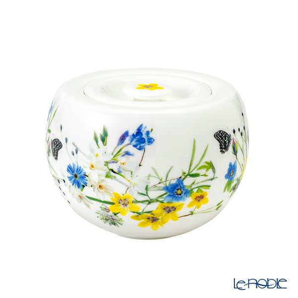 ローゼンタール アルプスの花／アルプスフラワー シュガーボウル 250ml