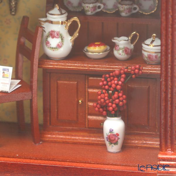 ロイター・ポーセリン コーヒー ショップ 001.700／4 ミニチュア ピクチャーボックス M ガラス板付