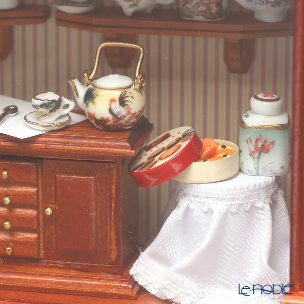 ロイター・ポーセリン ティー ショップ 001.700／9 ミニチュア ピクチャーボックス M ガラス板付