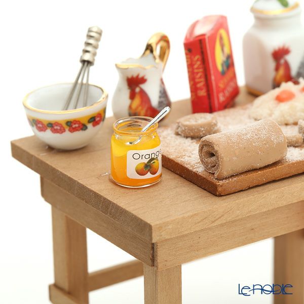 ロイター・ポーセリン ベーキング 001.753／1 ミニチュア テーブルセット