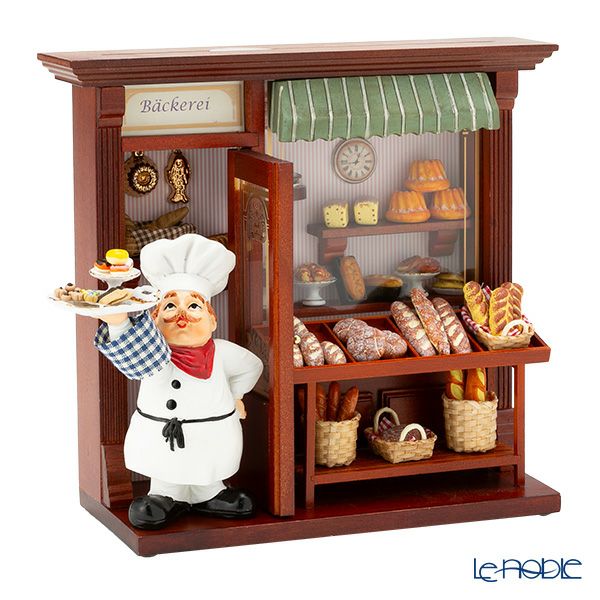 ロイター・ポーセリン ベーカリー 001.794／5 ミニチュア ドールハウス L
