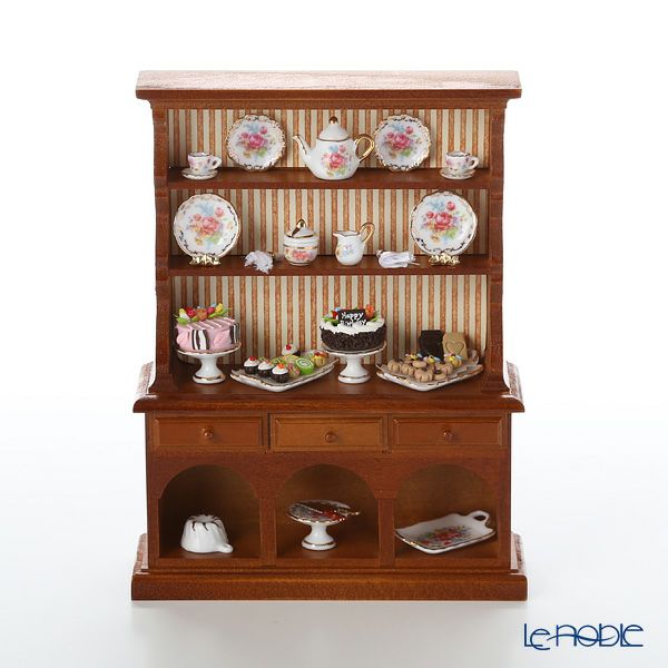 ロイター・ポーセリン ケーキ ビュッフェ 001.745／3 ミニチュア キャビネット