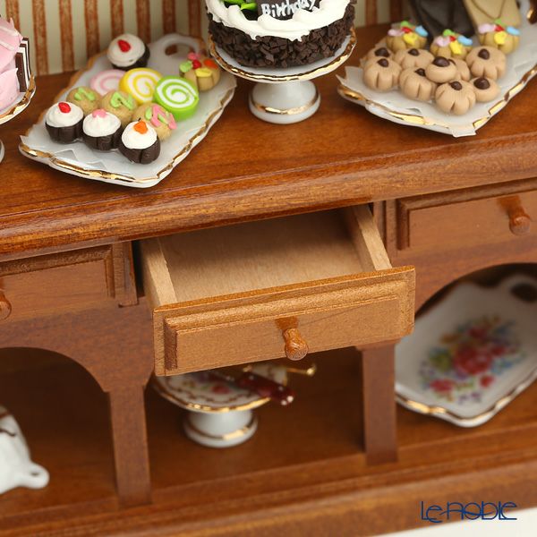 ロイター・ポーセリン ケーキ ビュッフェ 001.745／3 ミニチュア キャビネット