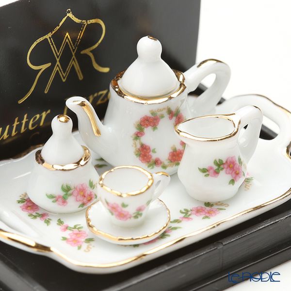 ロイター・ポーセリン リサ 001.625／5 ミニチュア ティートレイセット