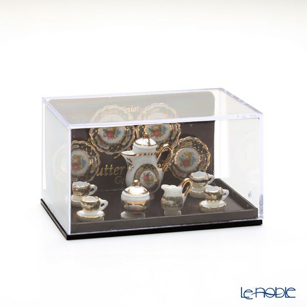 ロイター・ポーセリン アイリッシュ ゴールド001.354／6 ミニチュア コーヒーセット （4客）