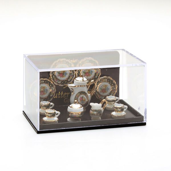 ロイター・ポーセリン アイリッシュ ゴールド001.354／6 ミニチュア コーヒーセット （4客）