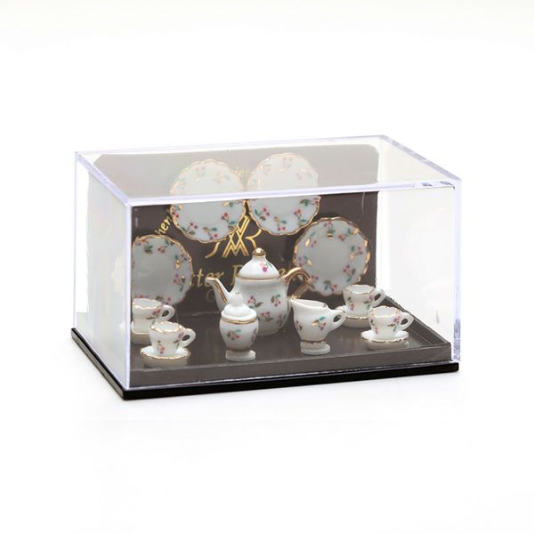 ロイター・ポーセリン チェリー 001.365／6 ミニチュア ティーセット （4客）