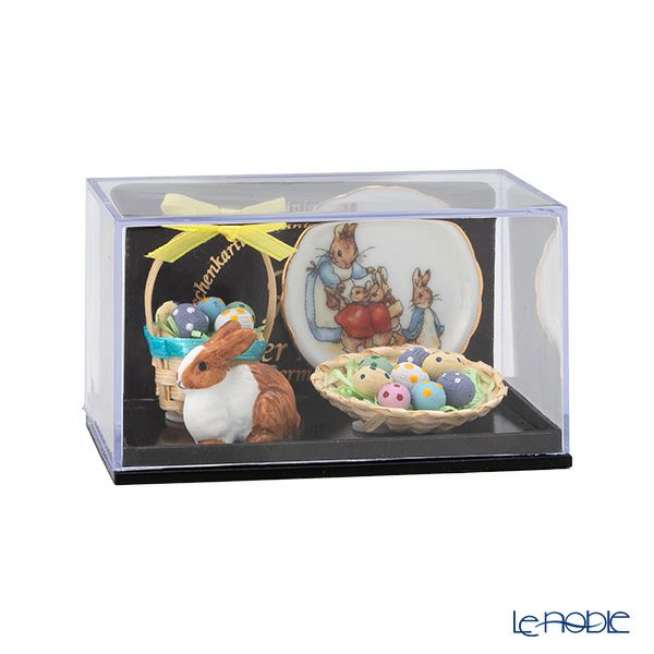 ロイター・ポーセリン ビアトリクスポター 001.321／6 イースター ミニチュア バニーセット