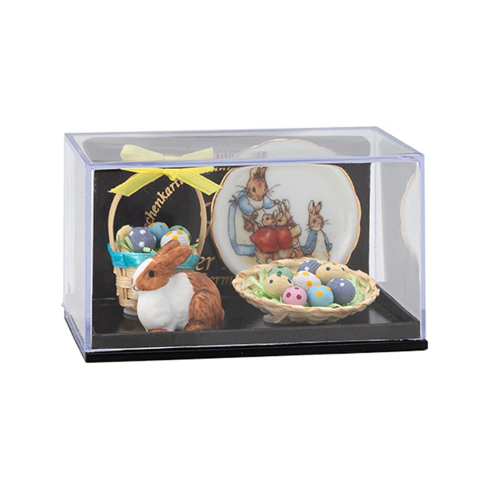 ロイター・ポーセリン ビアトリクスポター 001.321／6 イースター ミニチュア バニーセット