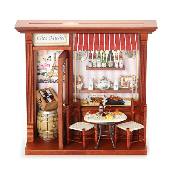 ロイター・ポーセリン シェ ミシェル （レストラン） ミニチュア ドールハウス 001.794／7
