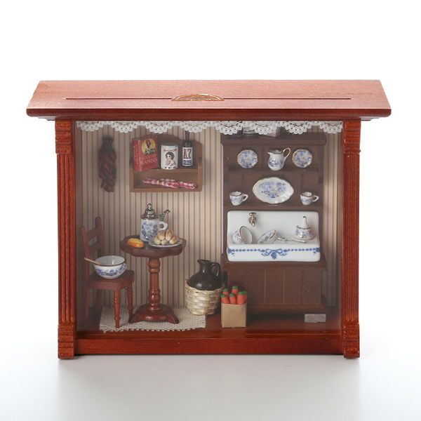 ロイター・ポーセリン キッチン シンク 001.700／2 ミニチュア ピクチャーボックス M ガラス板付