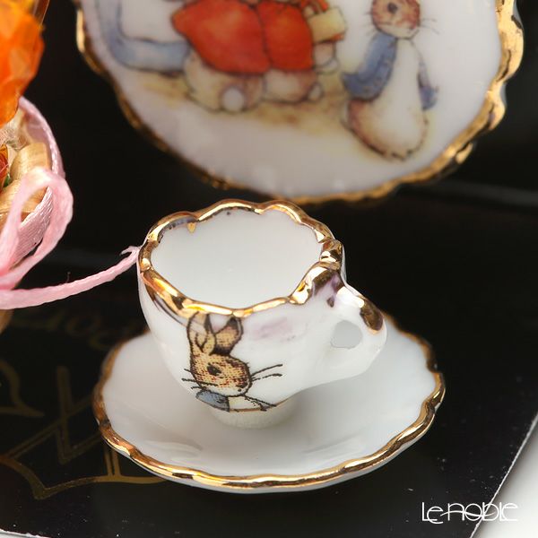 ロイター・ポーセリン ビアトリクスポター 001.321／5 イースター ミニチュア ティーセット