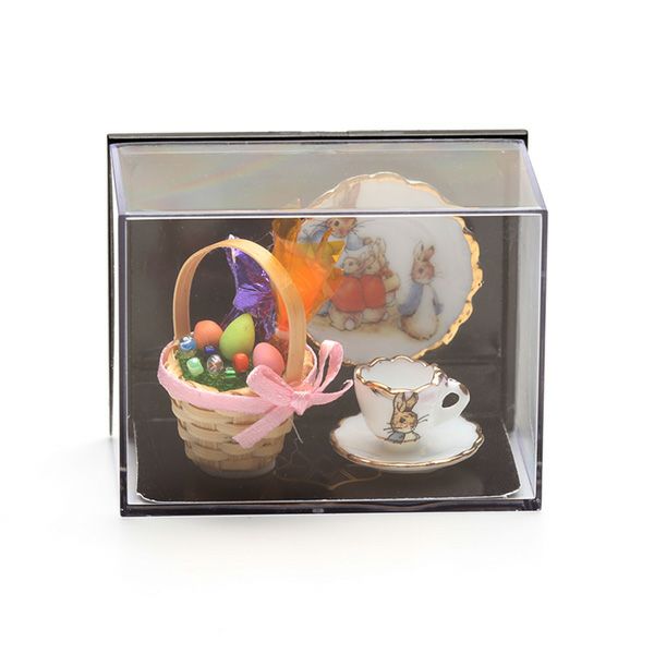 ロイター・ポーセリン ビアトリクスポター 001.321／5 イースター ミニチュア ティーセット