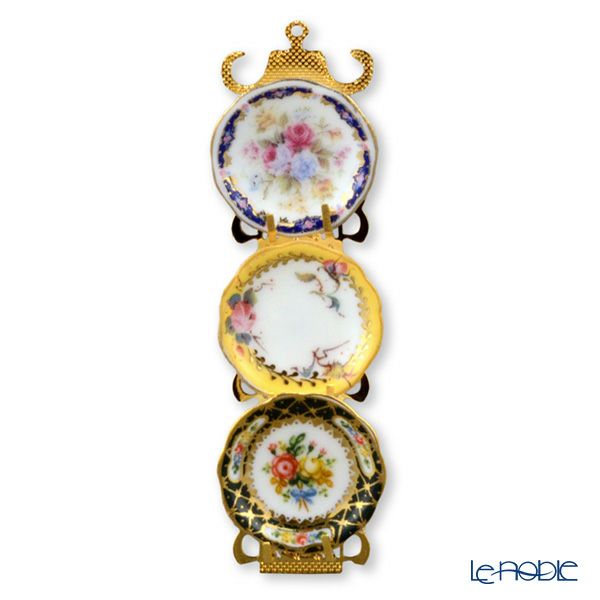 ロイター・ポーセリン クラシック ローズ 001.389／6 ミニチュア プレートラック