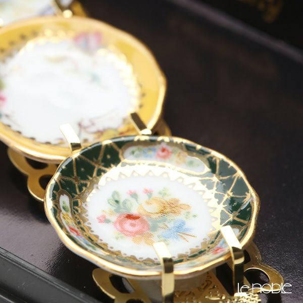 ロイター・ポーセリン クラシック ローズ 001.389／6 ミニチュア プレートラック