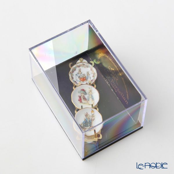 ロイター・ポーセリン ビアトリクスポター 056.389／6 ミニチュア プレートラック