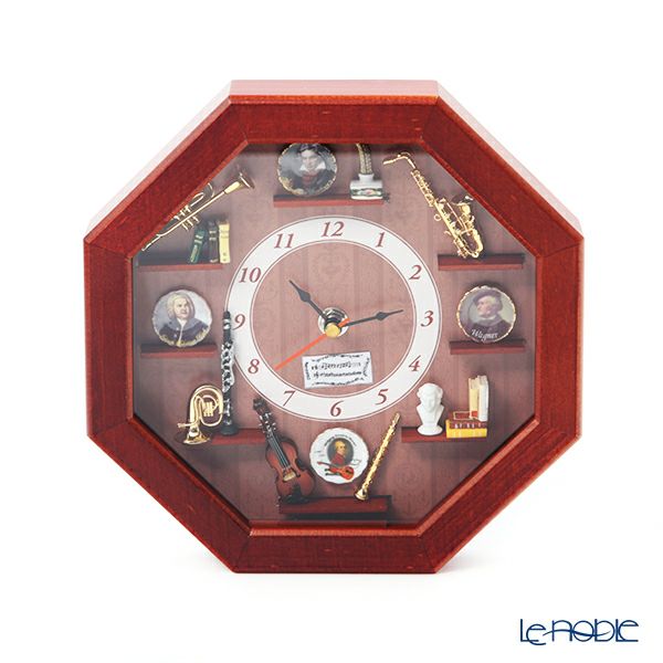 ロイター・ポーセリン ミュージック 001.668／1 ウォールクロック 22×4.5×22cm