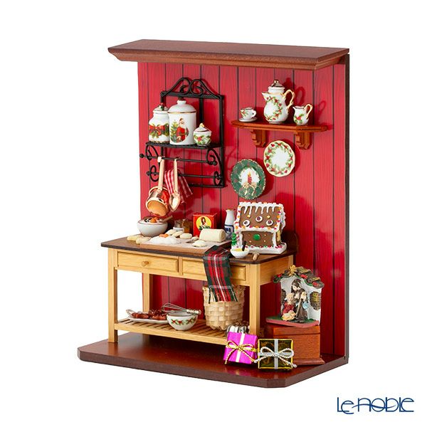 ロイター・ポーセリン クリスマス ベーキング 001.802／7 ミニチュア ドールハウス