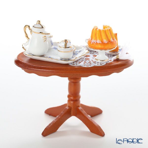 ロイター・ポーセリン コーヒー クラッチ （茶話会） 001.822／1 ミニチュア テーブルセット