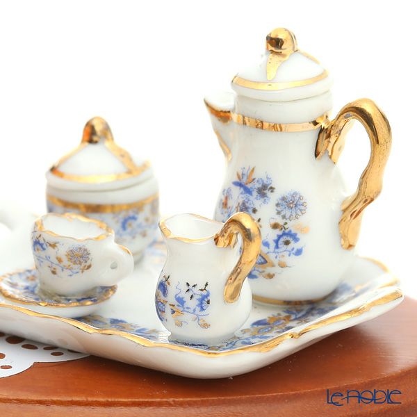 ロイター・ポーセリン コーヒー クラッチ （茶話会） 001.822／1 ミニチュア テーブルセット