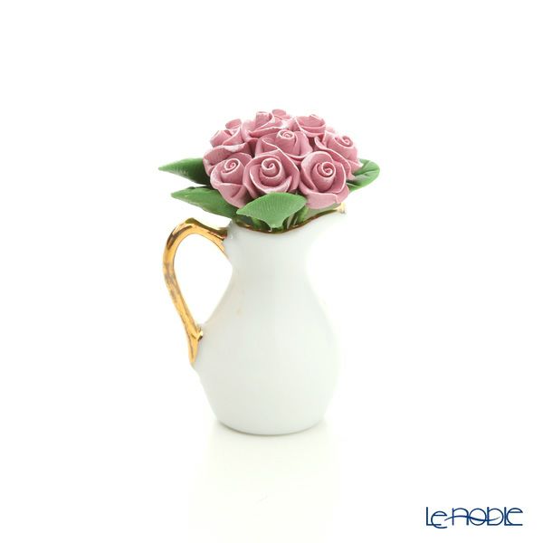 ロイター・ポーセリン ローズ ブーケ 001.359／5 ミニチュア ジャー