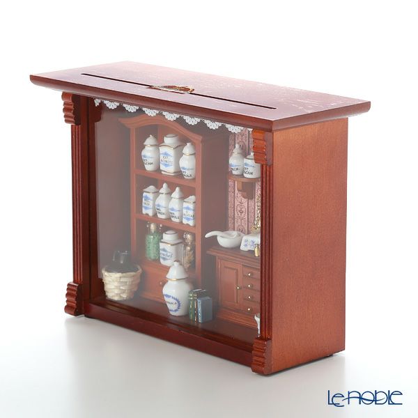 ロイター・ポーセリン ファーマシー （薬局） 001.700／6 ミニチュア ピクチャーボックス M ガラス板付