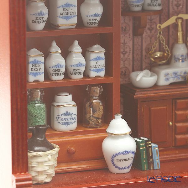 ロイター・ポーセリン ファーマシー （薬局） 001.700／6 ミニチュア ピクチャーボックス M ガラス板付