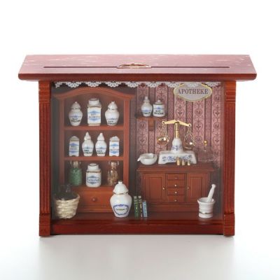 アンティーク ミニチュア ロイターポーセリン ピクチャーボックス 薬屋 ロイター・ポーセリン ファーマシー （薬局） 001.700／6 ミニチュア