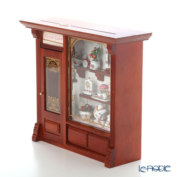 ロイター・ポーセリン ローズ ショップ 102.798／3 LEDライト付 ミニチュア ピクチャーボックス L