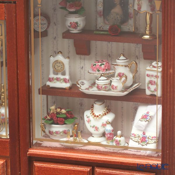 ロイター・ポーセリン ローズ ショップ 102.798／3 LEDライト付 ミニチュア ピクチャーボックス L