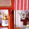 ロイター・ポーセリン テラス カフェ ミニチュア ドールハウス 001.794／9