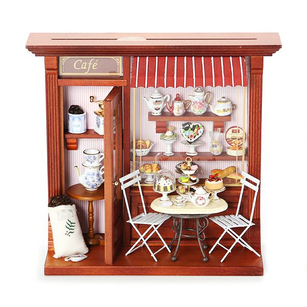 ロイター・ポーセリン テラス カフェ ミニチュア ドールハウス 001.794／9