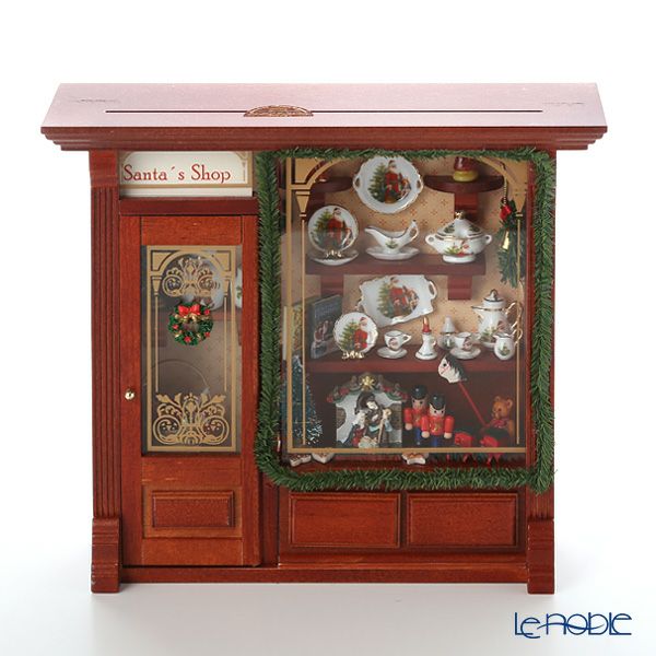 ロイター・ポーセリン クリスマス ショップ 102.797／7 ライト付 ミニチュア ピクチャーボックス L