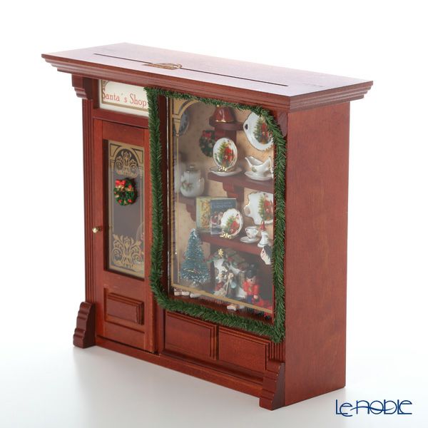 ロイター・ポーセリン クリスマス ショップ 102.797／7 ライト付 ミニチュア ピクチャーボックス L