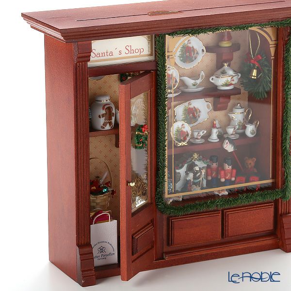 ロイター・ポーセリン クリスマス ショップ 102.797／7 ライト付 ミニチュア ピクチャーボックス L