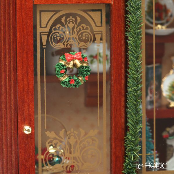 ロイター・ポーセリン クリスマス ショップ 102.797／7 ライト付 ミニチュア ピクチャーボックス L