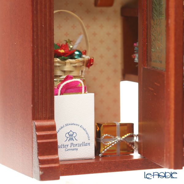 ロイター・ポーセリン クリスマス ショップ 102.797／7 ライト付 ミニチュア ピクチャーボックス L
