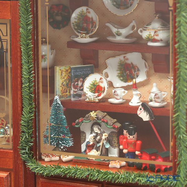 ロイター・ポーセリン クリスマス ショップ 102.797／7 ライト付 ミニチュア ピクチャーボックス L