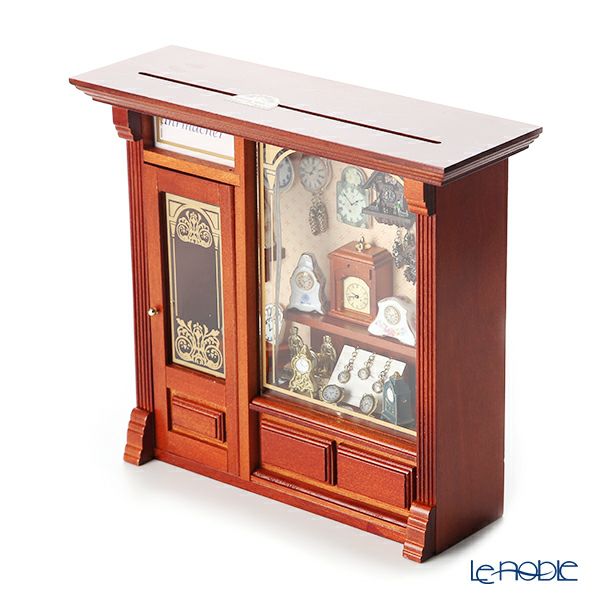 ロイター・ポーセリン ウォッチメーカー ショップ （時計屋） ミニチュア ピクチャーボックス L 102.797／6 LEDライト付