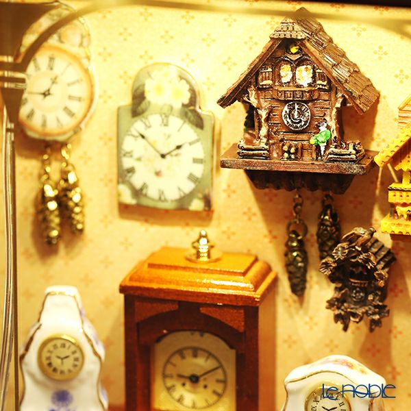 ロイター・ポーセリン ウォッチメーカー ショップ （時計屋） ミニチュア ピクチャーボックス L 102.797／6 LEDライト付