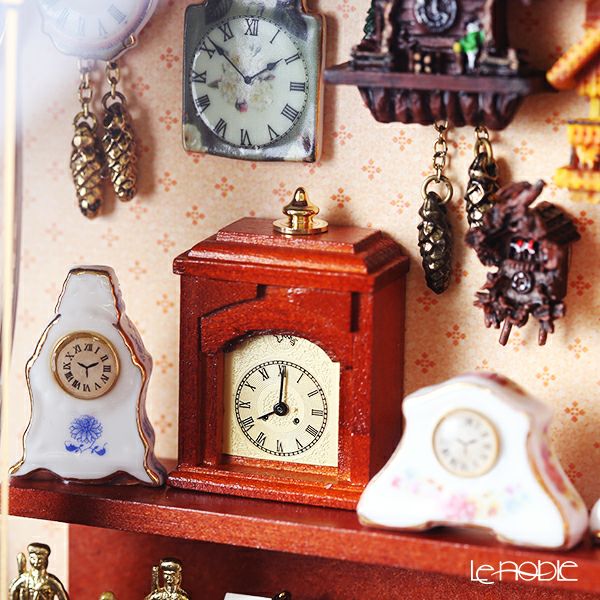 ロイター・ポーセリン ウォッチメーカー ショップ （時計屋） ミニチュア ピクチャーボックス L 102.797／6 LEDライト付