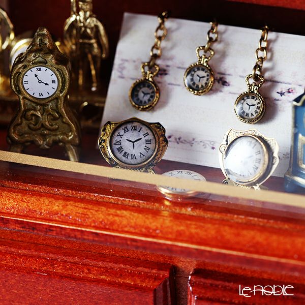 ロイター・ポーセリン ウォッチメーカー ショップ （時計屋） ミニチュア ピクチャーボックス L 102.797／6 LEDライト付