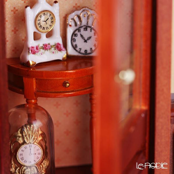 ロイター・ポーセリン ウォッチメーカー ショップ （時計屋） ミニチュア ピクチャーボックス L 102.797／6 LEDライト付