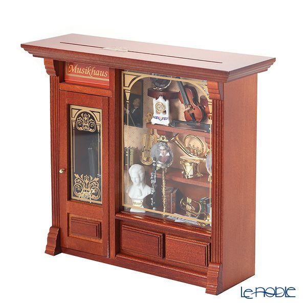 ロイター・ポーセリン ミュージック ショップ 102.797／3 ミニチュア ピクチャーボックス L ライト付